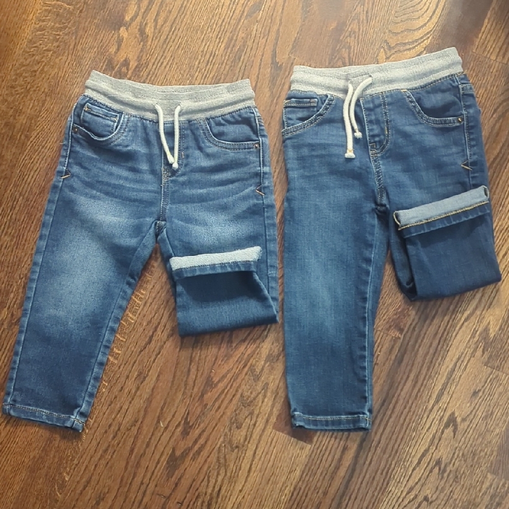 Cat & Jack Pull-on Jeans - Lot of 2